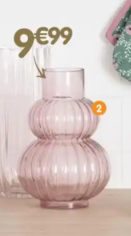 b&m Vase verre boule offre