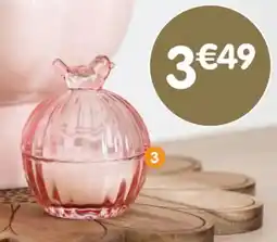 b&m Bougie ronde en verre offre