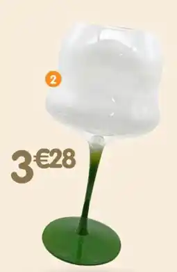 b&m Verre à vin déformé forme tulipe offre