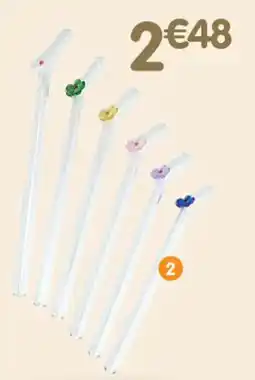 b&m Lot de 6 pailles + goupillon offre