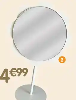 b&m Miroir fleur blanc offre