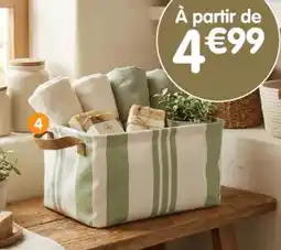 b&m Panière de rangement avec anses s offre