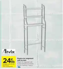 Carrefour Étagère de rangement salle de bain offre