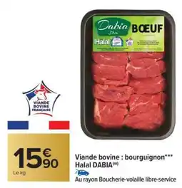 Carrefour Market Viande Bovine : Bourguignon offre