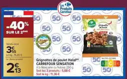 Carrefour Market Grignottes de poulet Halal CARREFOUR SENSATION offre
