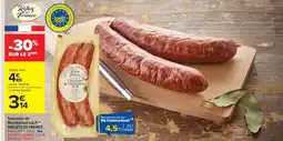 Carrefour Market Saucisses de Montbéliard I.G.P. REFLETS DE FRANCE offre