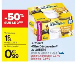 Carrefour Market Le Yaourt Offre Découverte LA LAITIÈRE offre