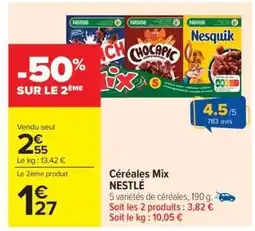 Carrefour Market Céréales Mix Nestlé offre