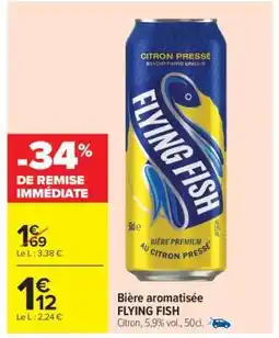 Carrefour Market Bière aromatisée FLYING FISH offre