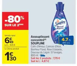Carrefour Market ASSOUPLISSANT CONCENTRÉ SOUPLINE offre