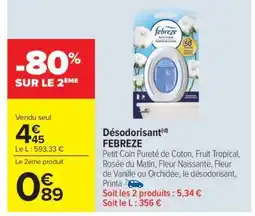 Carrefour Market DÉSODORISANT FEBREZE offre
