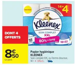 Carrefour Market PAPIER HYGIÉNIQUE KLEENEX offre