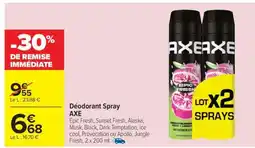 Carrefour Market Déodorant Spray AXE offre