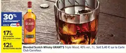 Carrefour Blended Scotch Whisky Grant's offre