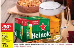 Carrefour Bière 'Format Spécial' HEINEKEN offre