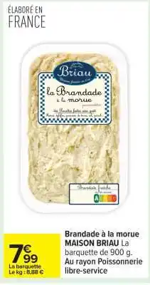 Carrefour Brandade à la morue offre