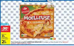 Carrefour Pizza moelleuse surgelée CARREFOUR SENSATION offre