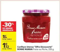 Carrefour Confiture Intense Offre Découverte BONNE MAMAN offre