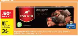 Carrefour MIGNONNETTE 'CÔTE D'OR' offre