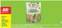 Carrefour Sachet plat cuisiné JARDIN BIO ÉTIC offre