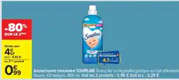 Carrefour ADOUCISSANT CONCENTRÉ 'SOUPLINE' offre