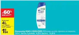 Carrefour Shampooing Head & Shoulders offre