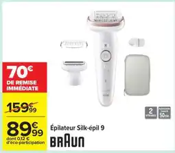 Carrefour Epilateur Silk-épil 9 offre