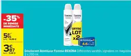Carrefour Déodorant Atomiseur Femme REXONA offre