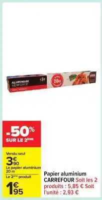 Carrefour Papier aluminium CARREFOUR offre