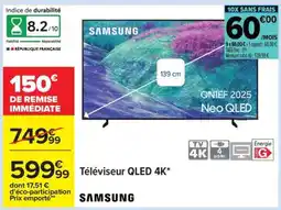 Carrefour Téléviseur QLED 4K offre
