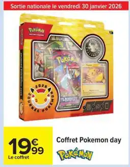 Carrefour Coffret Pokemon day offre