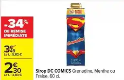 Carrefour Sirop grenadine offre