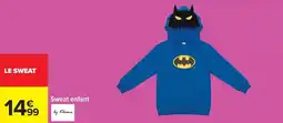 Carrefour Sweat enfant offre