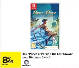 Carrefour Switch - jeu prince of persia : the lost crown pour nintendo offre