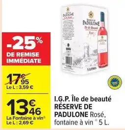 Carrefour I.g.p. île de beauté offre