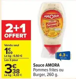 Carrefour Amora - sauce offre