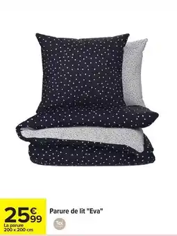 Carrefour Tex - parure de lit eva offre