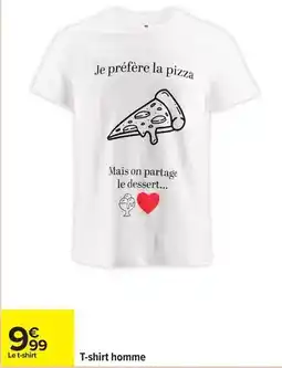 Carrefour T-shirt homme offre
