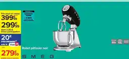 Carrefour Smeg - robot pâtissière noir offre