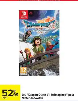 Carrefour Nintendo - jeu dragon quest vii reinacgined pour offre