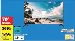 Carrefour Téléviseur led 4k offre