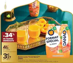 Carrefour Danao - boisson lactée format spécial offre