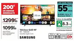 Carrefour Samsung - téléviseur qled 4k offre