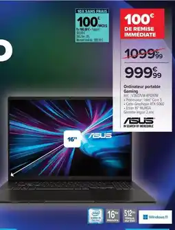 Carrefour Asus - ordinateur portable gaming offre