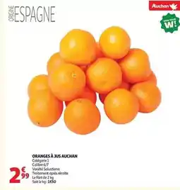 Auchan Supermarché Auchan - oranges a jus offre