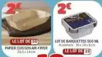 La Foir'Fouille Lot de barquettes 500 ml offre