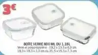 La Foir'Fouille Boite verre ou 1.18l offre