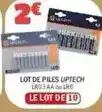 La Foir'Fouille Uptech - lot de piles uptech offre