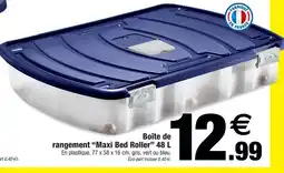 Bazarland Boîte de rangement “maxi bed roller” 48 l offre