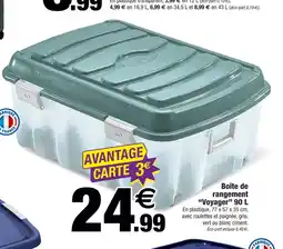 Bazarland Boîte de rangement 'voyager' 90 l offre